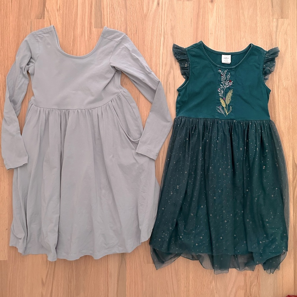 Two Hanna Andersson Size 8 Dresses